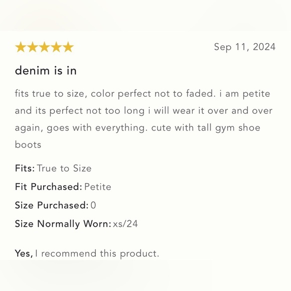 NWT Size 20W - The Madi Front-Slit Denim Skirt by Pilcro - Picture 6 of 16